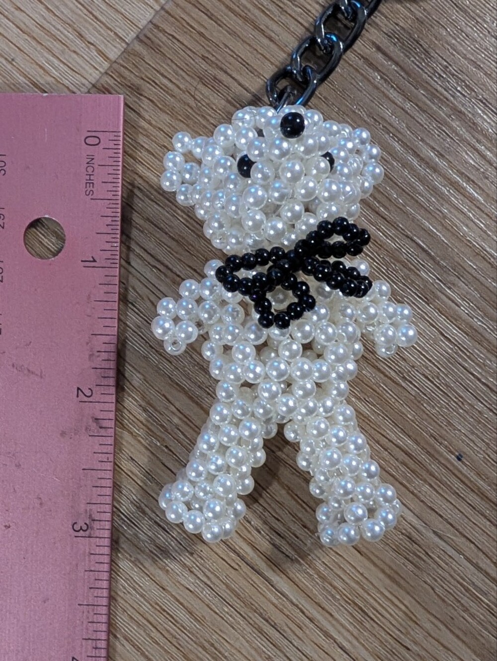 sold**Handmade 3D Beaded Bag Charm 1pc - Picture 4 of 16